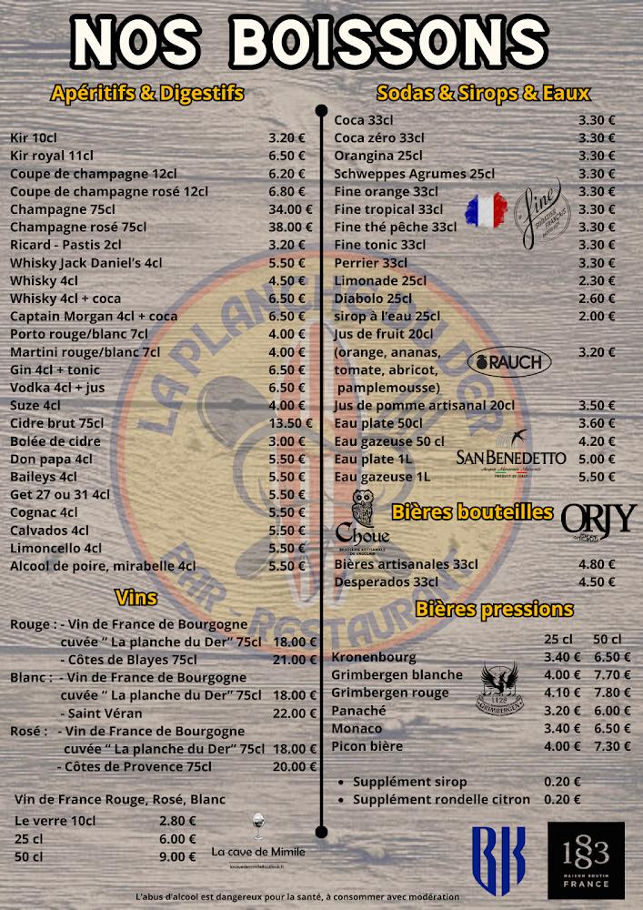 la planche du Der - Menu Image 1